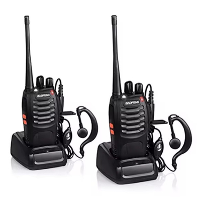 satın al 3 - 8 km UHF Baofeng BF-888S Kablosuz Walkie Talkie 400-470MHZ Uzun Menzilli Radyo çevrimiçi üretim