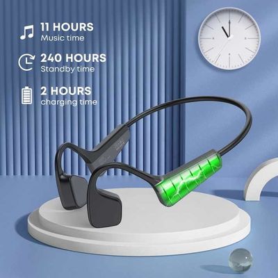 satın al Açık kulak kulaklık aksesuarları İki yönlü radyo için Hafif ve rahat Su geçirmez Bluetooth Kemik İletişim kulaklıkları çevrimiçi üretim