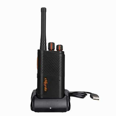 satın al Chierda CD21 Mini Telsiz 5W UHF VHF Taşınabilir İki Yönlü Telsiz çevrimiçi üretim