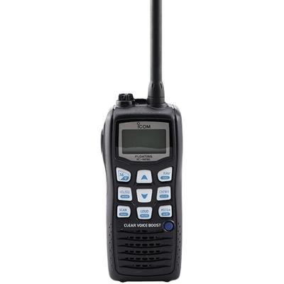 satın al IC-M36 Maritime Hand-held Intercom VHF Floating Walkie Talkie with 8-12nm Talk Range 5W Output Power and 88 Storage Channels çevrimiçi üretim