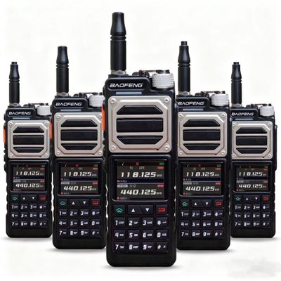 satın al Baofeng UV-25 Pro 10W Walkie Talkie with 1-10KM Talk Range IPX5 Water Resistance and 5000mAh Battery Two Way Radio çevrimiçi üretim
