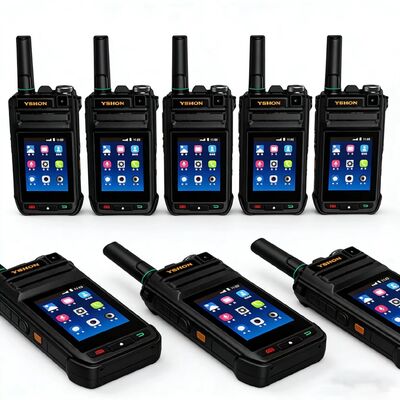 satın al YSHON Q-3588S Android Intercom Yüksek Güçlü 4G POC 5000km Uzun Menzilli Walkie Talkie ile İki Yolu Radyo çevrimiçi üretim