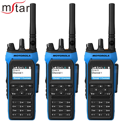 satın almak MOTOTRBO R7Ex Motorola walkie-talkie IP68 su geçirmez UHF DMR radyosu 2000-2500mAh pil ile çevrimiçi üretim
