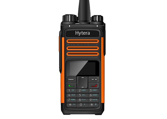 GPS konumlandırma 5w Yüksek Güçlü Dmr Dijital Walkie Talkie El frekans modülasyonu