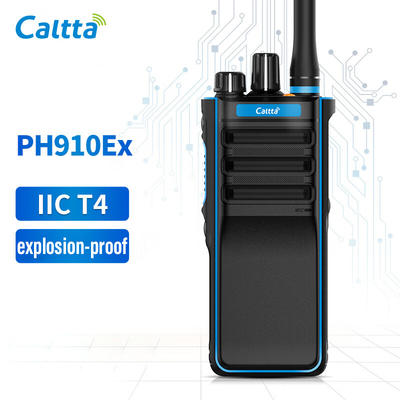 Dijital İki Yolu Radyo PH910EX Siyah El Telsiz Patlama Dayanıklı IP68 Su ve Toz Dayanıklı Profesyonel Walkie Talkies