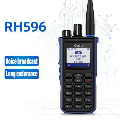 Dijital iki yönlü radyo RH596 Su geçirmez ve toz geçirmez Demiryolu Dijital arama kaydı Açık konuşma Walkie Talkies