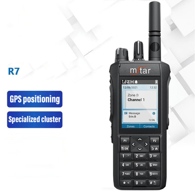 Dijital iki yönlü radyo R7 Açık ve yüksek sesle arama GPS konumlandırma Uzmanlıklı kümesi