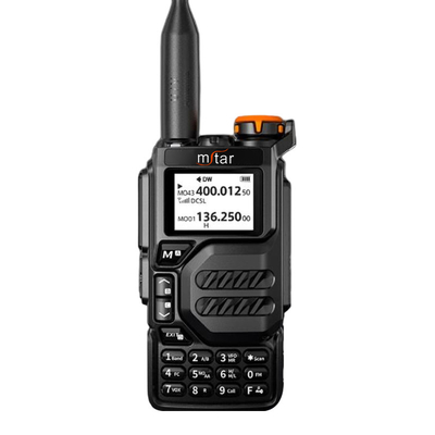 M-UV6 AM/FM İki yönlü Radyo Walkie Talkie Multi Segment Intercom 200 Kanal Uzun Konuşma Uzaklığı
