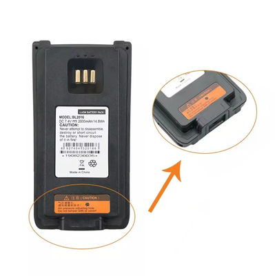 Pil BL2016 PD985 PD985U Walkie Talkie İki Yolu Radyo Bataryası için Değiştirme Pil