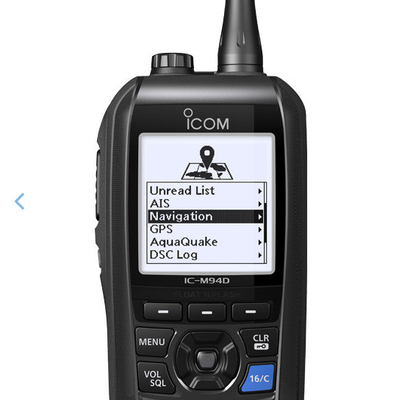 M94D VHF Deniz İki Yolu Radyo IP57 LCD Ekranlı Tekne için Yüzen Flaş