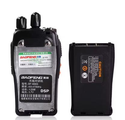 BF-666S Çift Bantlı El El Şekeri Radyo 5 Watt UHF Alıcı Radyo Walkie Talkie
