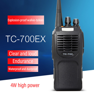 TC-700EX Su geçirmez Toz geçirmez Hytera İki yönlü Radyo Patlama geçirmez Acil Alarm