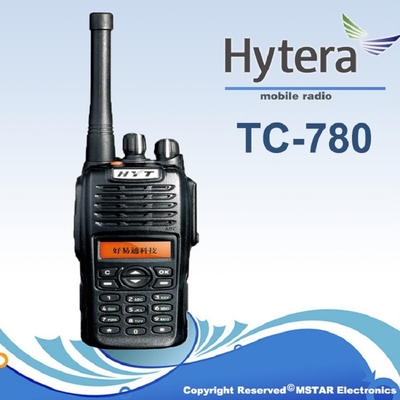 TC780 IP54 Güvenlik Garantisi Tam Sinyalleri İkincil Gelişim Walkie Talkie