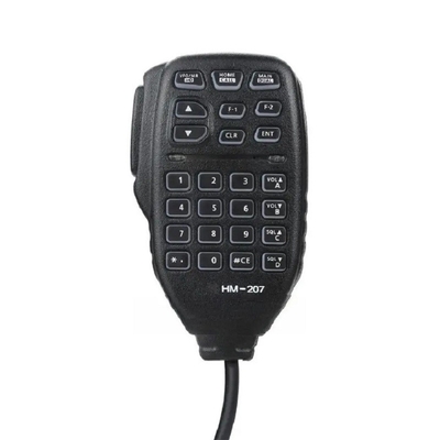 HM-207 PTT Su geçirmez Uzun Menzilli Yayınlayıcı Siyah Walkie Talkie Mikrofon Hoparlör
