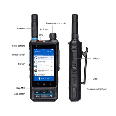 Inrico S200 Büyük Ekran 4G LTE Ön Kamera 2MP Wi-Fi Tek Tıklama SOS GPS Video / Ses