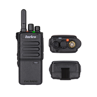 INRICO T521 POC Uzun mesafe İki yönlü Radyo Güç Hoparlörü Hücresel Walkie-Talkie 3W Hoparlör 2.8 'Touch Display Uzun mesafe iletişim
