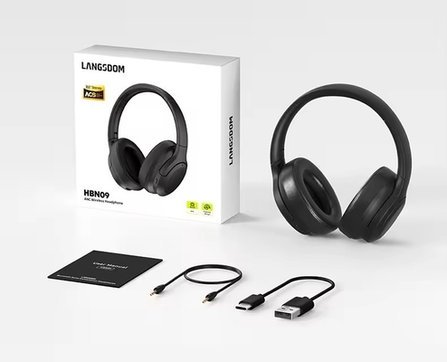 Yeni Özel Gürültü İptal Etme Kablosuz Kulaklık Stereo Katlanabilir Kulaklık Kulaklık Üst Başlık Kablosuz Kulaklıklar İçeride Dışarıda
