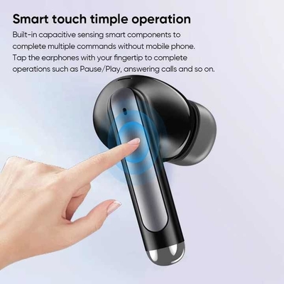 İki yönlü radyo için kablosuz hava kulaklık aksesuarları Bluetooth v5.4 Gürültü iptal 51-60 ms kablosuz gecikme süresi ve sesi ile gerçek kablosuz kulaklıklar