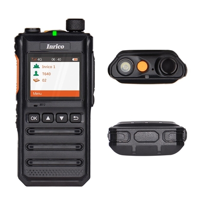 Inrico T640 POC Uzun mesafe iki yönlü radyo Yüksek güç iki yönlü radyo IP54 Rating 2MP ön kamera müşteri gereksinimleri için