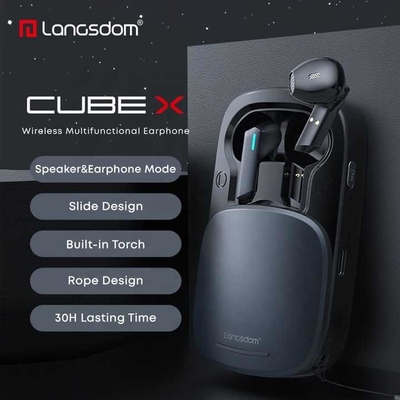 Langsdom Bluetooth Hoparlör Aksesuarları İki Yönlü Telsiz Telsiz Gecikme Zamanı 41-50 ms Su geçirmez kulaklıklar JL Chipset ile Bluetooth
