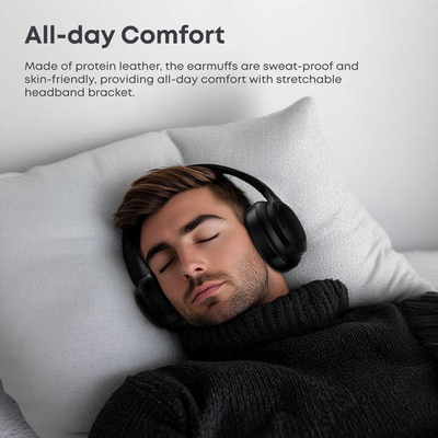 Langsdom Bluetooth kulaklık aksesuarları iki yönlü radyo için iki yönlü radyo için seyahat dostu aksesuarları aktif gürültü iptal ANC ve ses hızı kontrolü ile
