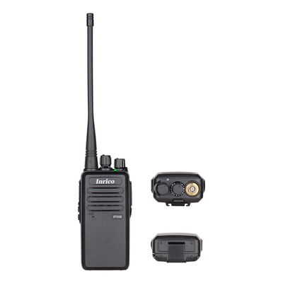 Su geçirmez iki yönlü radyo 16 kanal kapasitesi yağmur geçirmez walkie talkie IP358 Uzun mesafe iletişim için