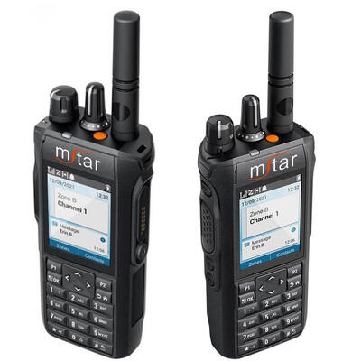 R7 DMR Intercom GPS Su geçirmez Uzun Menzilli İki Yolu Radyo Walkie Talkie Profesyonel Kullanım için