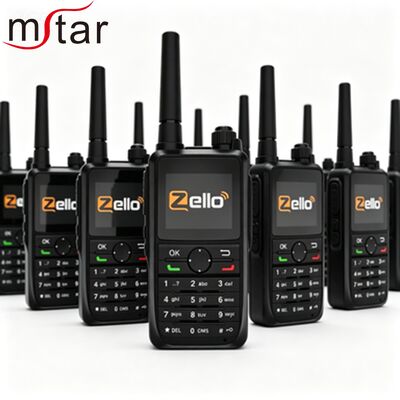 Realptt DG6300 ZELLO Intercom Public Network WiFi 4G Walkie Talkie IPX6 GPS ve VHF/UHF 5W ile su geçirmez iki yönlü radyo