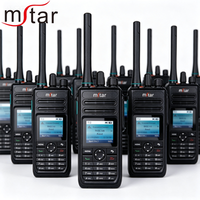 M768 Rugged Rechargeable Two Way Radio Walkie Talkie with DMR and POC Network for Construction Security Hotel
