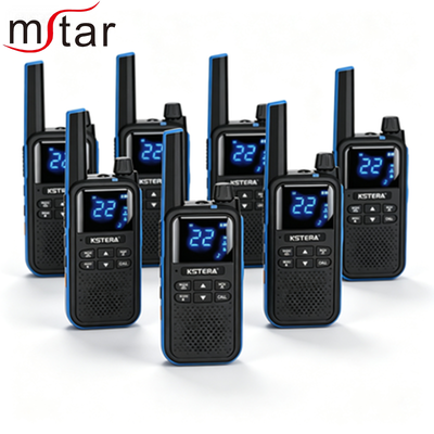 AT101/AT100 Elde FRS PMR446 Walkie Talkie IPX5 Suya Direnci 2500-3000mAh Pil ve Açık Hava Sporları için 5W Güç